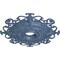 Ekena Millwork Orleans Ceiling Medallion (Canopies up to 8 1/4"), 38 3/8"OD x 6 5/8"ID x 2 7/8"P, Americana Crackle CM38OLAMC - alternate 3